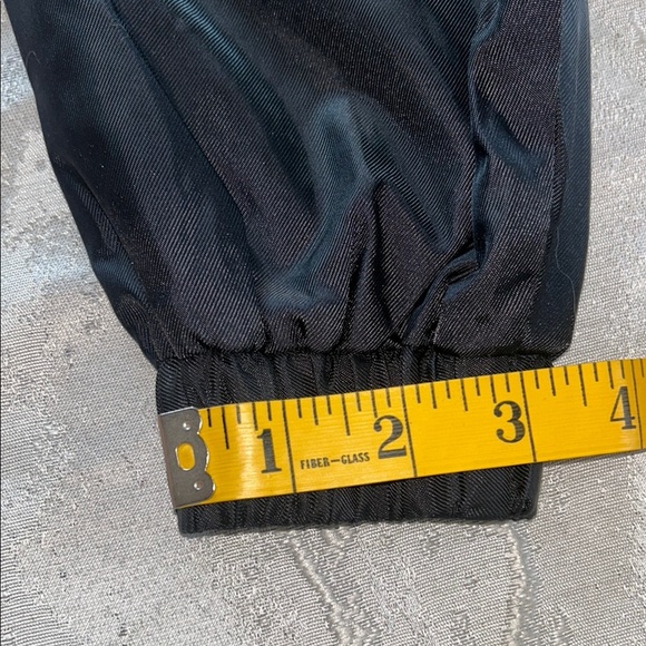 Descente Black Jacket with Teal and Gray Stripes - Picture 13 of 14